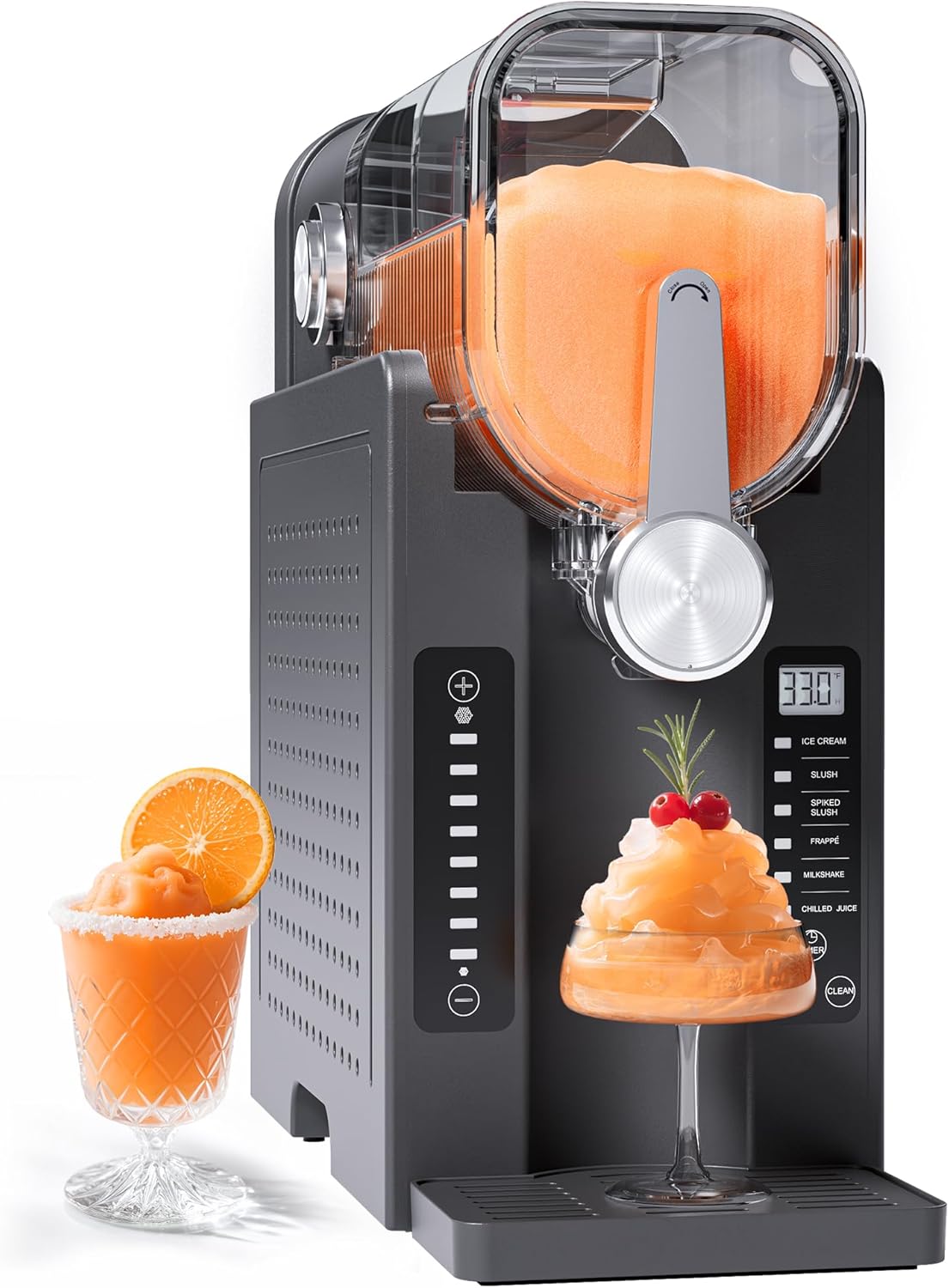 INITIO Slush Maschine, Selbstreinigung, LED