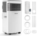 OKYUK Mobile Klimaanlage, 24h-Timer, Für Räume bis 25 m2, 4-in-1 Mobiles Klimagerät, 7000 BTU, Digitaldisplay + Fernbedienung, Entfeuchtungsfunktion