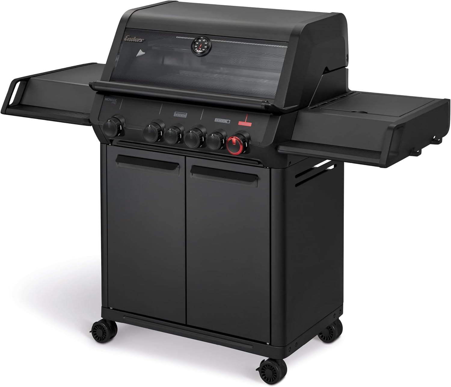 Enders Gasgrill MONROE PRO 4 SIKR TURBO SHADOW, 800 °C, 4,2 kW, Edelstahl