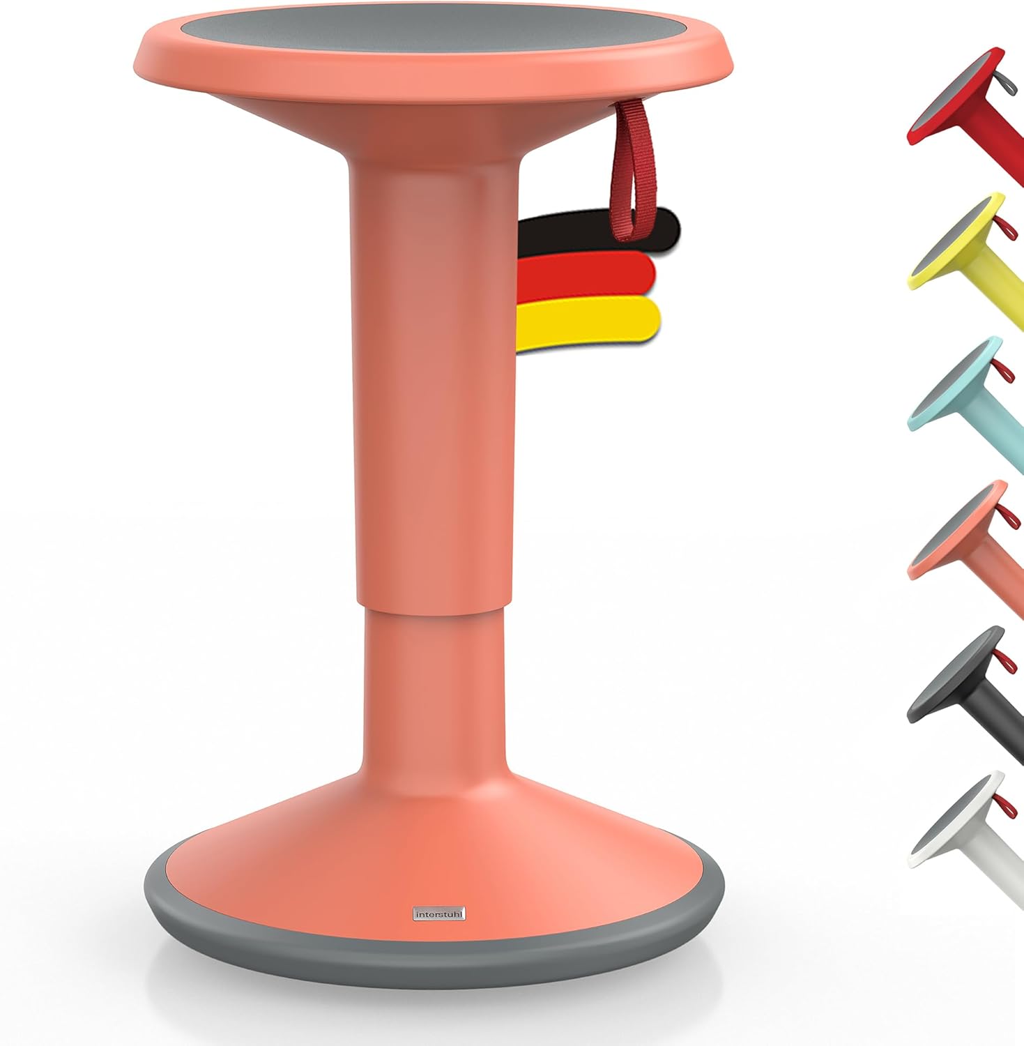 Interstuhl UPis1 - ergonomischer Sitzhocker mit Schwingeffekt - höhenverstellbar, Bürostuhl, Gesundheitsstuhl