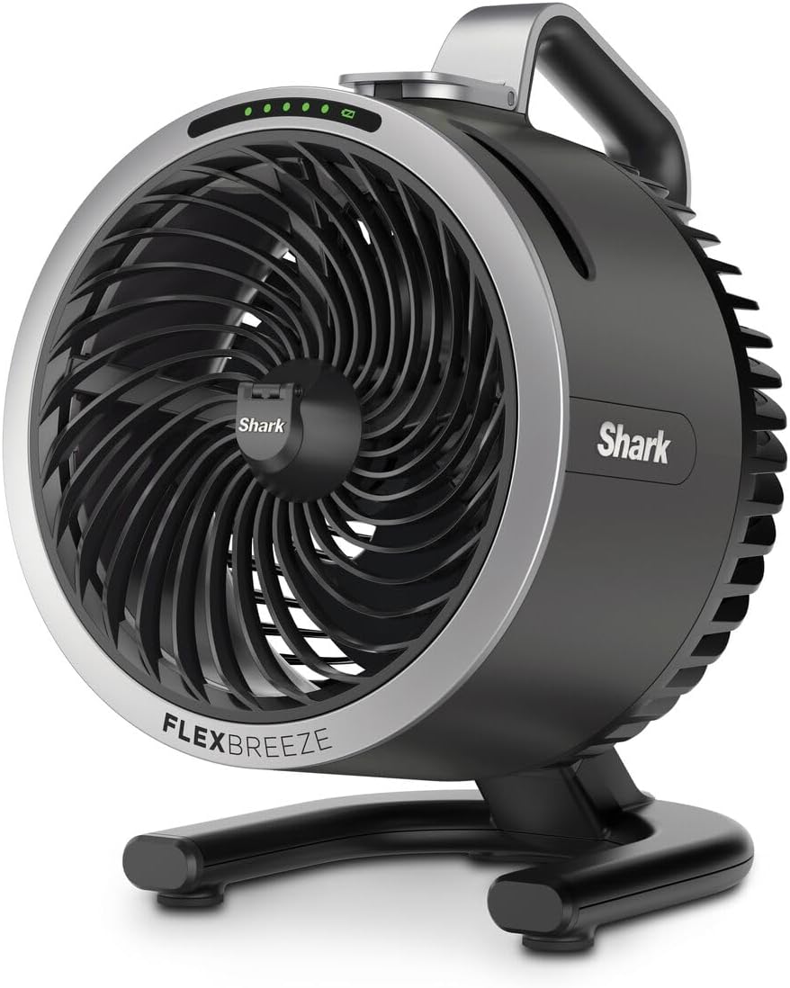 Shark FlexBreeze HydroGo, Ventilator, Nebelventilator, 12 Std, 3,5 Std, 2,1 kg, 29 cm, 21 cm, 22 cm