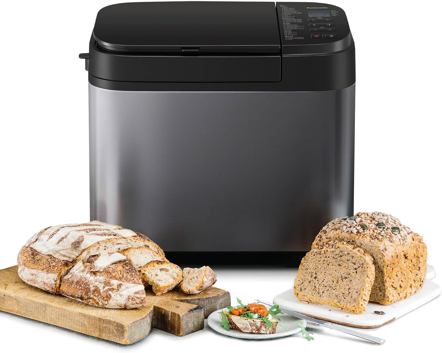 Panasonic SD-YR2540 Premium Grau Vollautomatischer Brotbackautomat