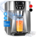 Klarstein Eiswürfelmaschine Klein, Eisbereiter, 12 kg, 9 W, 2 G, Silber