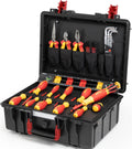 Wiha Lehrlingskoffer für Elektroinstallation 38-teilig VDE (45257) I Profi, 16 cm, 18,3 cm, 10.000 V, 1000 V, 20 l, 14 kg