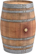 Temesso Stehtisch aus gebrauchtem Weinfass, Beistelltisch, Gartentisch, 95 cm, 70 cm, 56–58 cm, 50 kg