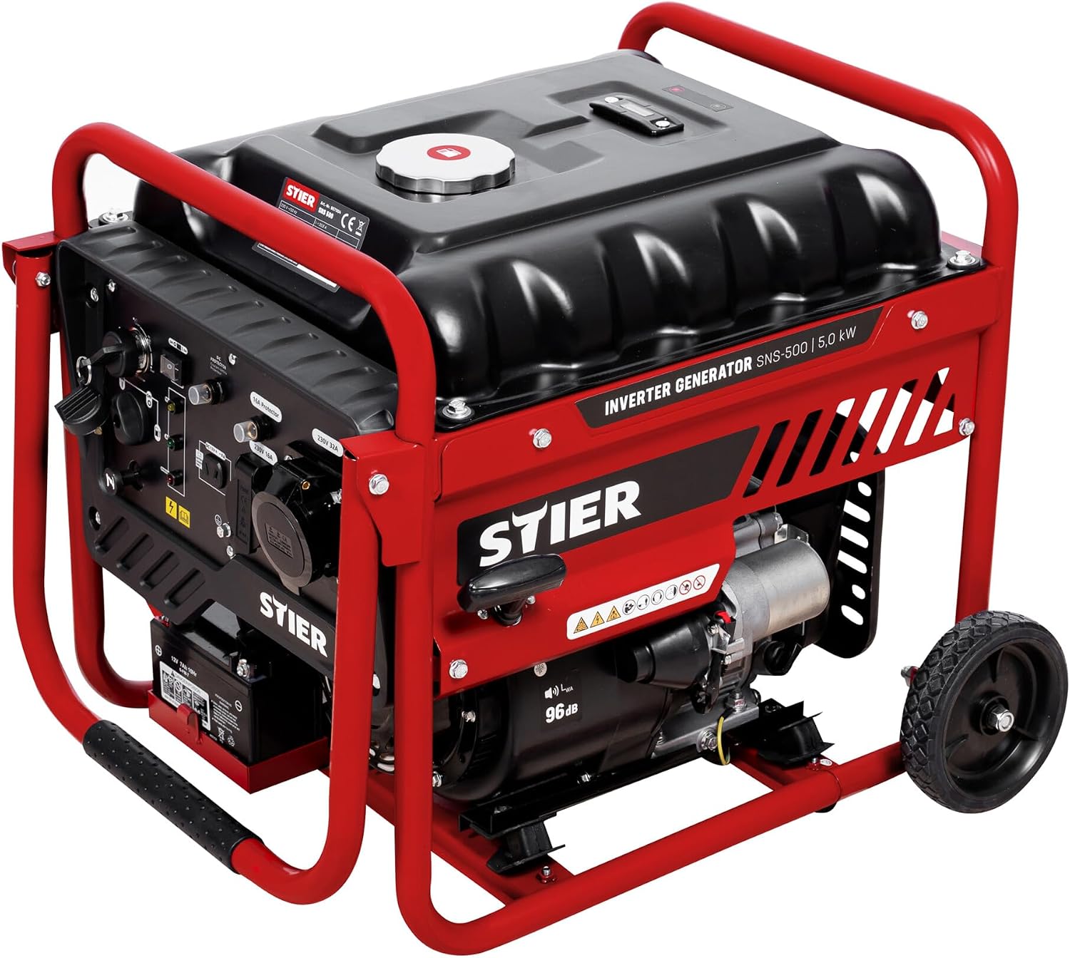STIER Inverter Stromerzeuger SNS-500 5,0 kW 75 dB(A), 5000 W