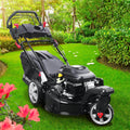 BRAST Benzin Rasenmäher Trike mit Antrieb, Benzinrasenmäher, 5,2 kW, 53 cm, 30-80 mm