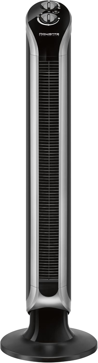 Rowenta VU6620 Eole Infinite Turmventilator, Rowenta-Ventilator, 1 m, LED-Beleuchtung