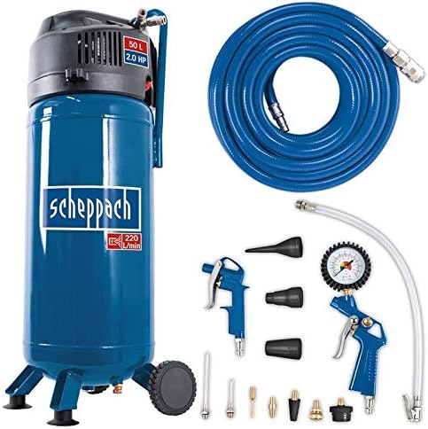 Scheppach Kompressor HC51 V (1500 W, 15 m, 230 V, 50 l, 10 bar, 220 l