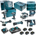 ENSEMBLE DE 7 MACHINES MAKITA (DDF484 + DTD154 + DGA506 + DHS680 + DHR243 + DTM51 +