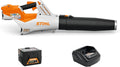 STIHL BGA 60 SET Akku-Laubbläser, Orange/Schwarz/Weiß, verstellbar