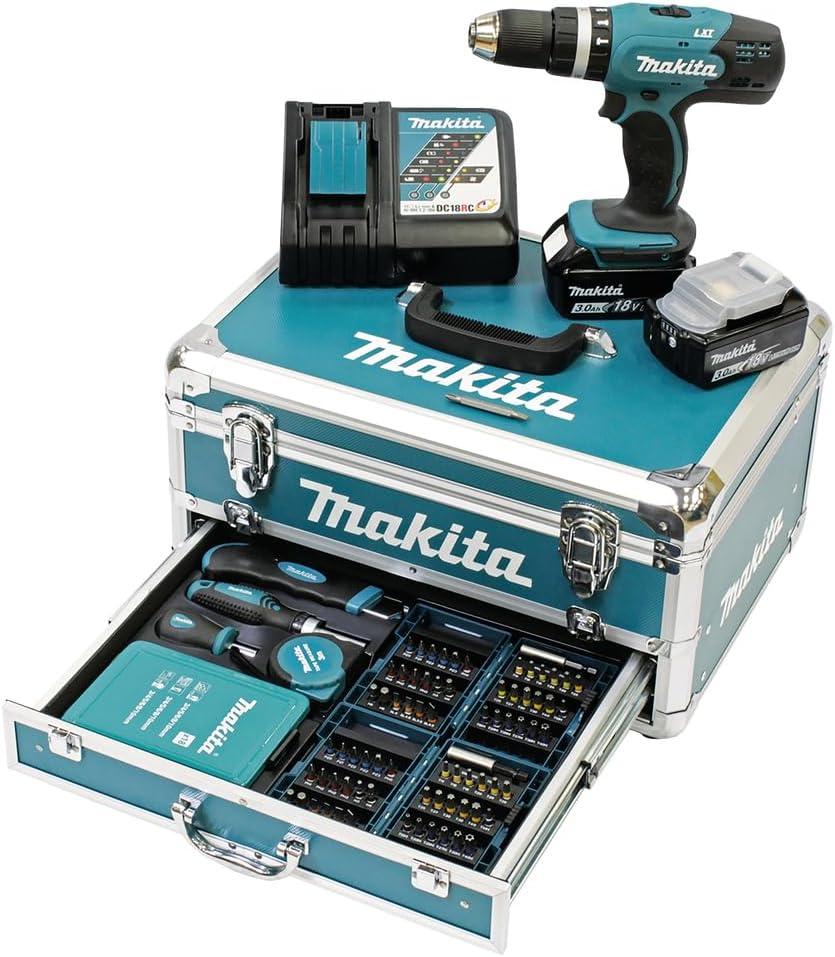 Makita DHP453RFX2 Akku-Schlagbohrschrauber