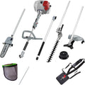 IKRA Multitool IBKH 33-1 Benzin 4in1 Garten Multifunktionswerkzeug inkl., Rasentrimmer, Heckenschere, 1,0 kW, 2,88 m, 2,4 mm, 43 cm, 25,5 cm, 40 cm