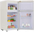 Merax Retro Kühlschrank, 21 l, 120 kWh, 39 dB, Verstellbare Einlegeböden