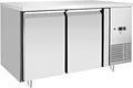 METRO Professional Kühltisch GCC2100, Edelstahl-Kühltisch, 2 °C, 8 °C, 40 kg, 1,34 kWh, Thermostat