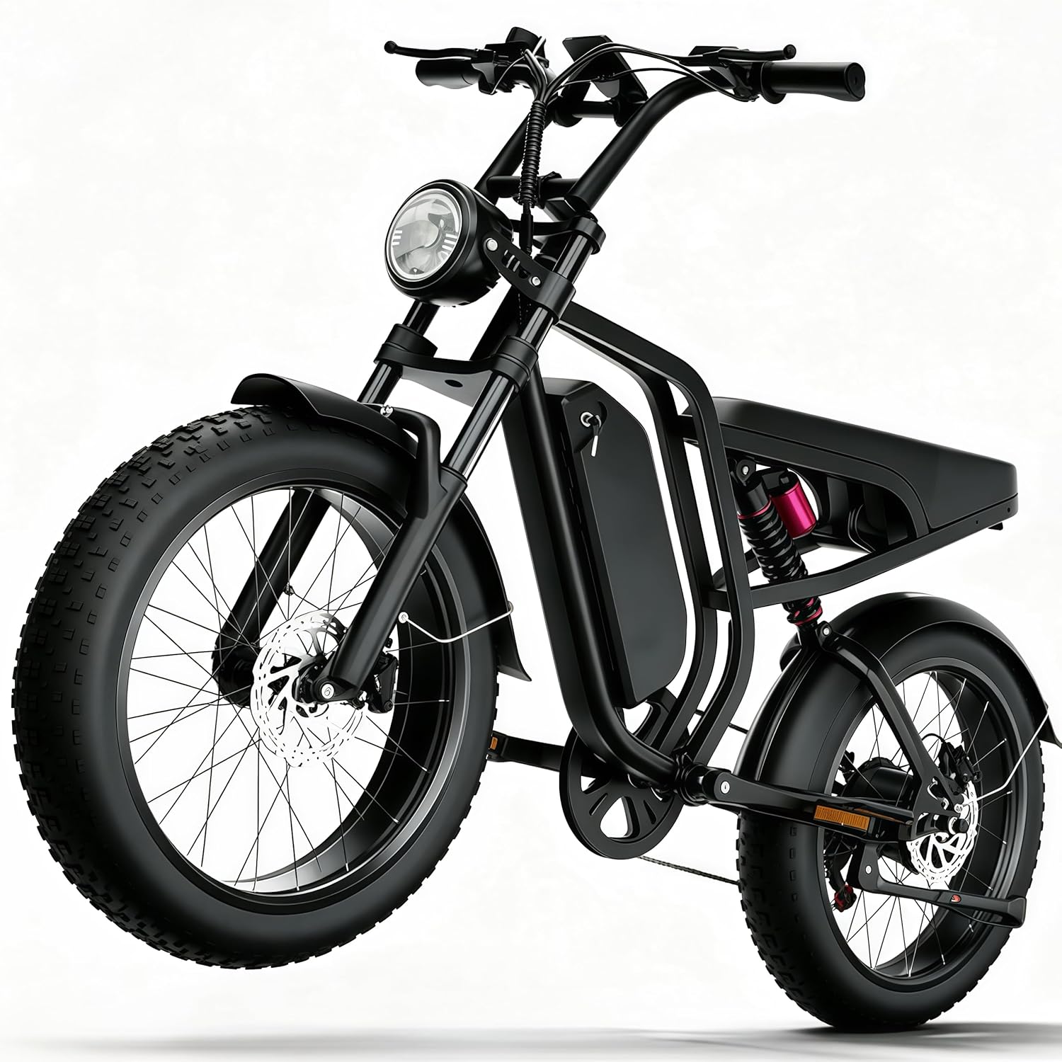 DEEPOWER E-Bike Für Erwachsene, Büro, 48 V, 250 W, 24 km/h, 20 Ah, IP65