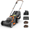 WORX WG743E Akku-Rasenmäher 40 V, Elektrorasenmäher, Outdoor, 2 Stunden, 20 V, 4.0 Ah, 40 cm, 15.2 kg