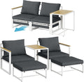 STEELSØN Asteri Sitzgruppe 5-teilig, Sessel, Gartentisch, 63 cm, 30 cm, 53 cm, 160 kg, 75 kg