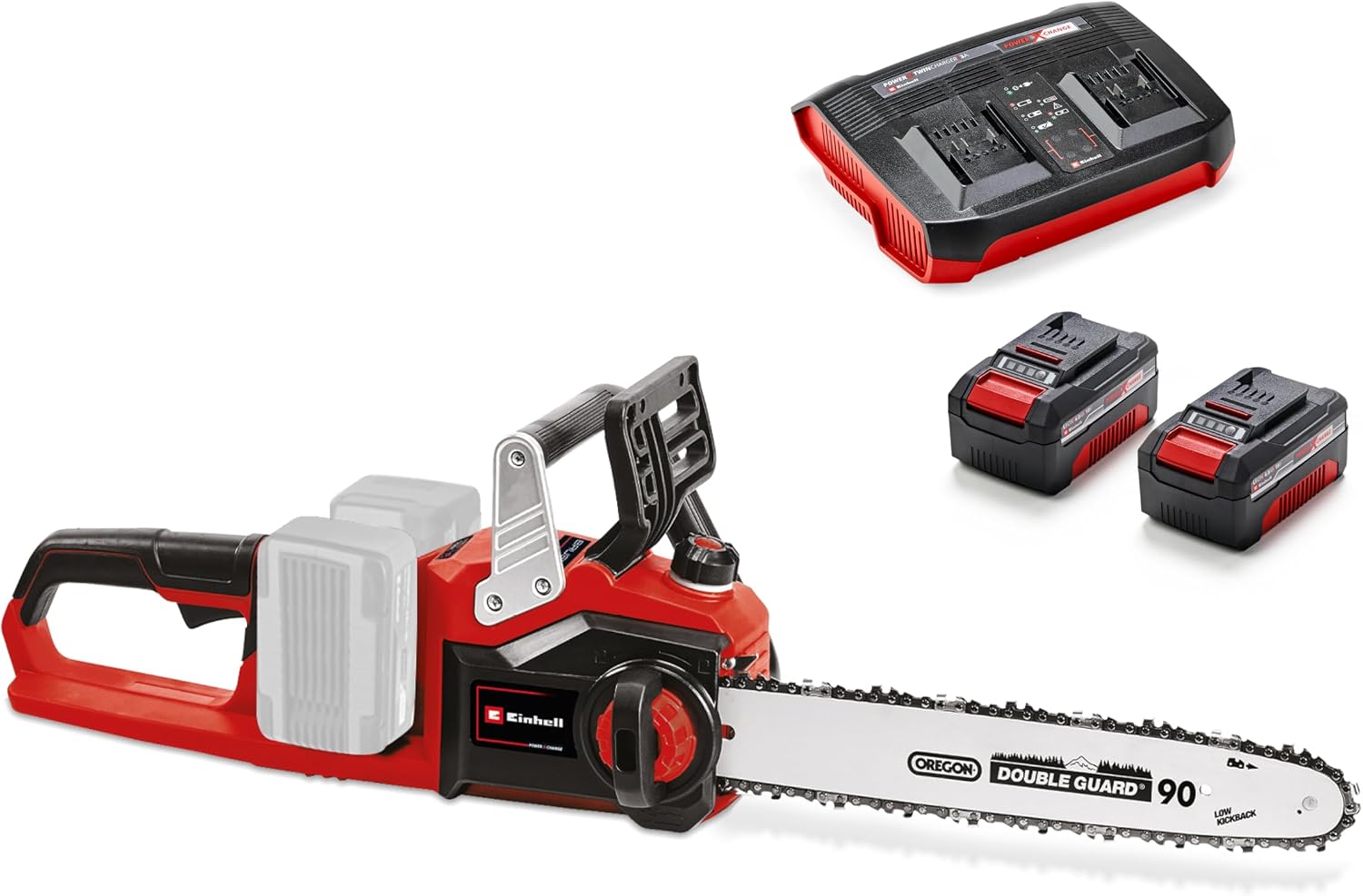 Einhell Akku-Kettensäge GE-LC 36/35 Li Power X-Change (Li-Ion, Vollautomatisch, 35 cm, 1,1 mm, 8 Zoll, 15 m, 33 cm