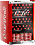 °CUBES Coca Cola Kühlschrank 115 l, Getränkekühlschrank, Flaschenkühlschrank, Büro, 54 cm, 84,5 cm, 104 kWh, 82 cm, Glastür