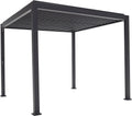 Pavillon Mirador Basic SORARA, 3 × 3 m Wasserdicht - Pergola, 88 MM, Pergola mit Lamellendach, Aluminium/Stahl Terrassenüberdachung, wasserbeständig